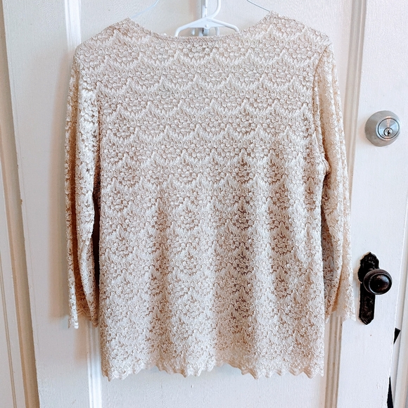 🌲Dressbarn women's lace blouse - Picture 2 of 6